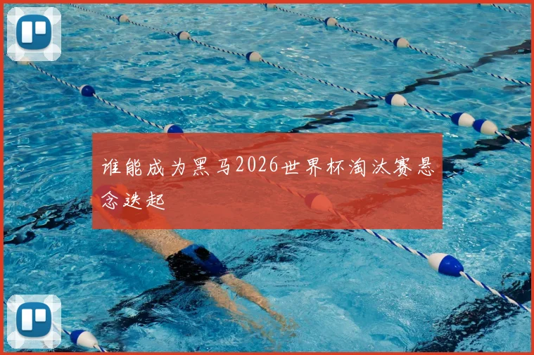 谁能成为黑马2026世界杯淘汰赛悬念迭起